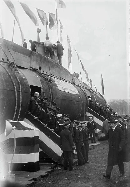 Jackies on U-Boat, 1917. Creator: Bain News Service