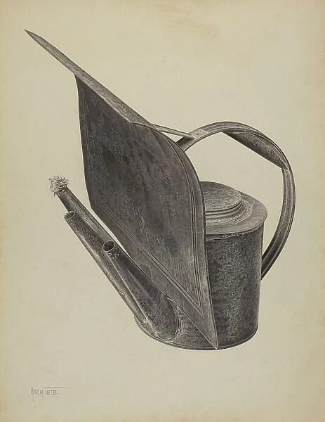 Jacking Torch, c. 1941. Creator: Amelia Tuccio