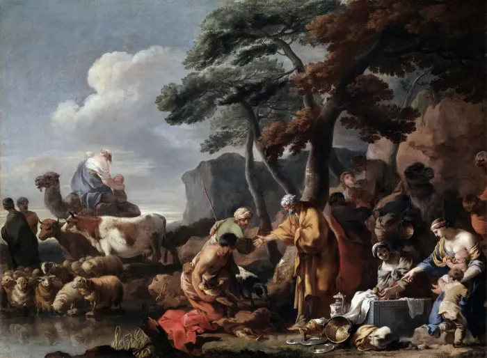 Framed Print : Jacob burying the strange gods under the oak by Shechem, 17th century. Artist: Sebastien Bourdon Framed Print : Jacob burying the strange gods under the oak by Shechem, 17th century. Artist: Sebastien Bourdon