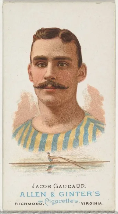 Framed Print : Jacob Gaudaur, Oarsman, from Worlds Champions, Series 1 (N28) for Allen & Framed Print : Jacob Gaudaur, Oarsman, from Worlds Champions, Series 1 (N28) for Allen &