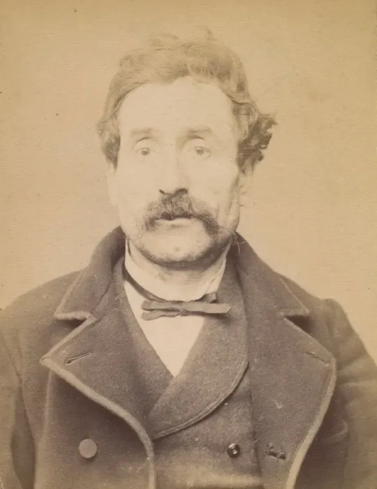 Framed Print : Jacob. Georges, Gustave. 43 ans, ne a Paris XVIIe. Journalier. Anarchiste Framed Print : Jacob. Georges, Gustave. 43 ans, ne a Paris XVIIe. Journalier. Anarchiste
