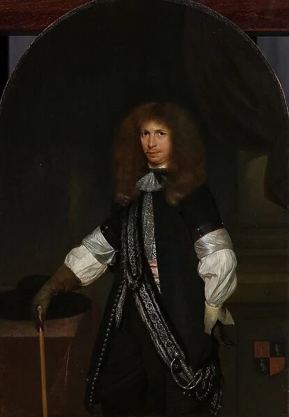 Jacob de Graeff (1642-90). In the Uniform of an Officer, 1670-1681. Creator: Gerard Terborch II