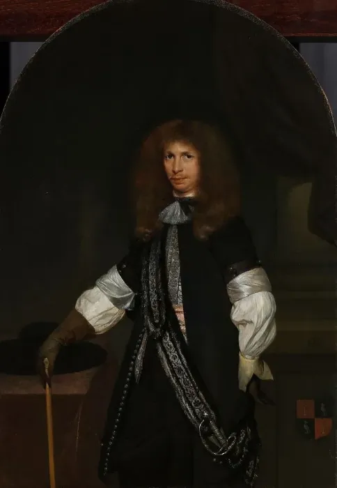 Framed Print : Jacob de Graeff (1642-90). In the Uniform of an Officer, 1670-1681. Creator: Gerard Terborch II Framed Print : Jacob de Graeff (1642-90). In the Uniform of an Officer, 1670-1681. Creator: Gerard Terborch II