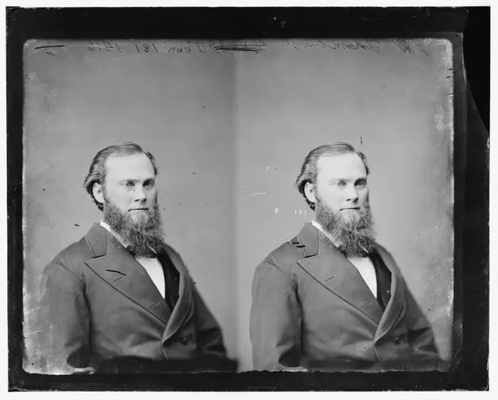 Framed Print : Jacob Montgomery Thornburgh of Tennessee, between 1865 and 1880. Creator: Unknown Framed Print : Jacob Montgomery Thornburgh of Tennessee, between 1865 and 1880. Creator: Unknown