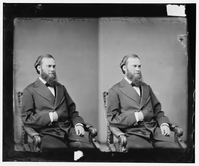 Framed Print : Jacob Montgomery Thornburgh of Tennessee, between 1865 and 1880. Creator: Unknown Framed Print : Jacob Montgomery Thornburgh of Tennessee, between 1865 and 1880. Creator: Unknown