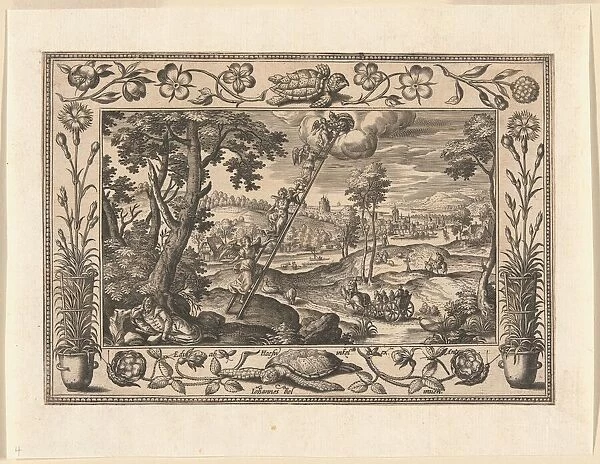 Jacobs Dream, from Landscapes with Old and New Testament Scenes and Hunting Scenes, 1584