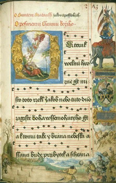 Framed Print : Jacobs Ladder, 1570. Creator: Unknown Framed Print : Jacobs Ladder, 1570. Creator: Unknown