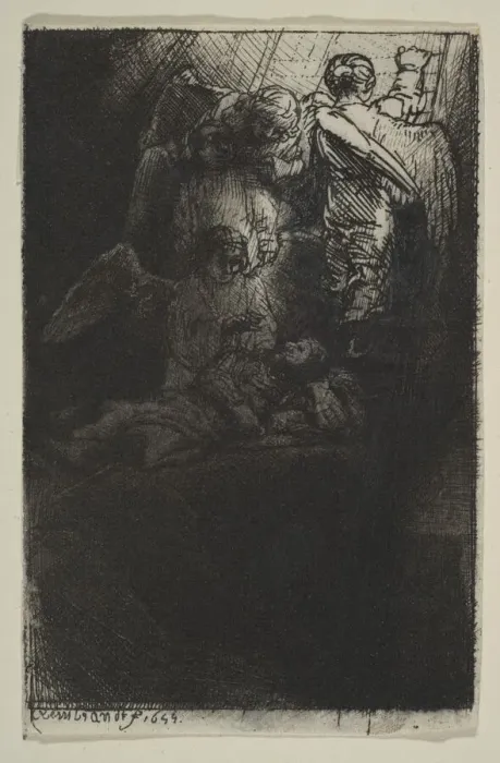 Framed Print : Jacobs Ladder, 1655. Creator: Rembrandt Harmensz van Rijn Framed Print : Jacobs Ladder, 1655. Creator: Rembrandt Harmensz van Rijn