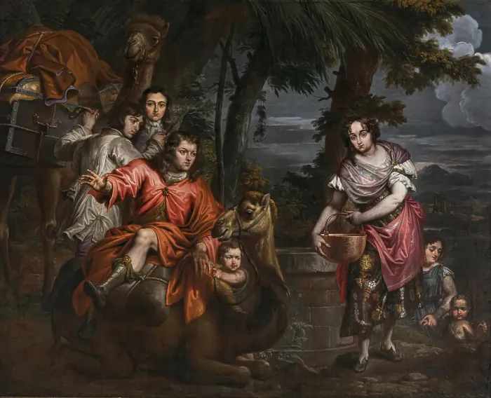 Framed Print : Jacob's Return to Canaan. Creator: Quellinus, Erasmus, the Younger (1607-1678) Framed Print : Jacob's Return to Canaan. Creator: Quellinus, Erasmus, the Younger (1607-1678)