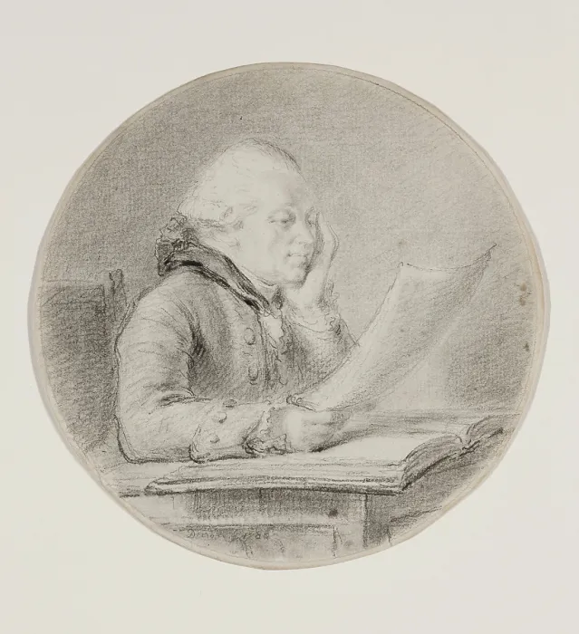 Framed Print : Jacques-Adrien Joly, c1786. Creator: Vivant Denon Framed Print : Jacques-Adrien Joly, c1786. Creator: Vivant Denon