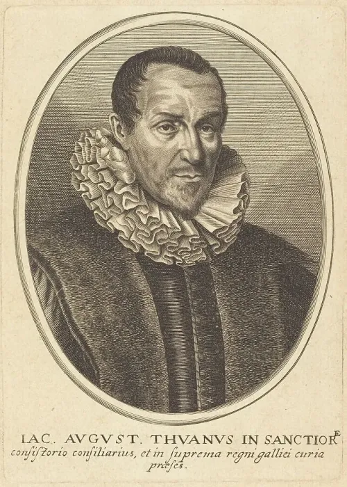 Framed Print : Jacques-Auguste de Thou. Creator: Balthasar Moncornet Framed Print : Jacques-Auguste de Thou. Creator: Balthasar Moncornet