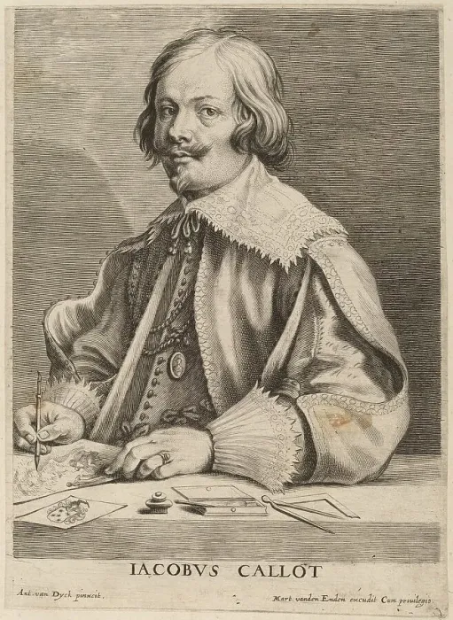 Framed Print : Jacques Callot. Creator: Lucas Vorsterman Framed Print : Jacques Callot. Creator: Lucas Vorsterman