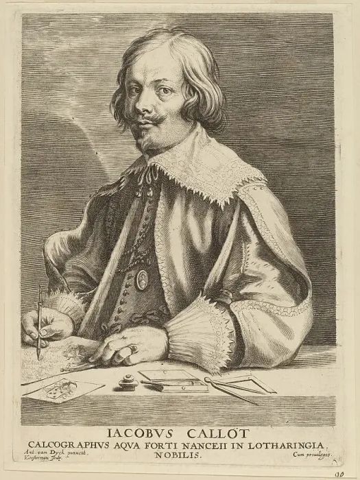 Framed Print : Jacques Callot. Creator: Lucas Vorsterman Framed Print : Jacques Callot. Creator: Lucas Vorsterman