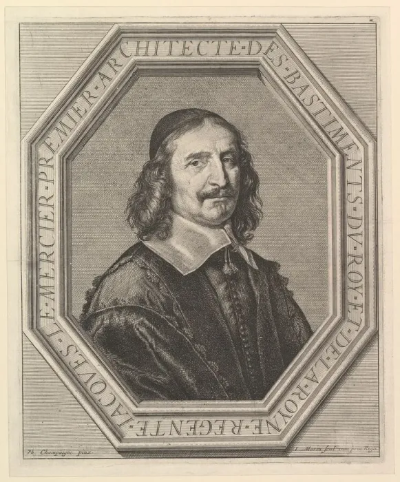 Framed Print : Jacques Le Mercier, architecte du roi. Creator: Jean Morin Framed Print : Jacques Le Mercier, architecte du roi. Creator: Jean Morin