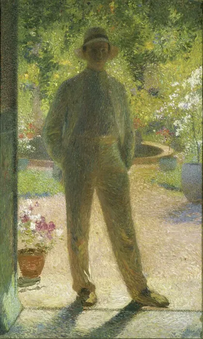 Framed Print : Jacques Martin-Ferrieres in Marquayrol, 1910. Creator: Henri Martin Framed Print : Jacques Martin-Ferrieres in Marquayrol, 1910. Creator: Henri Martin