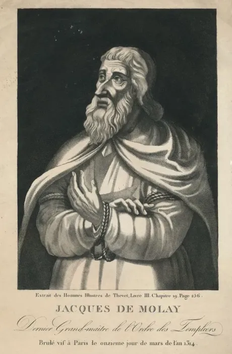 Framed Print : Jacques De Molay, Dernier Grand-maitre de l Ordre des Templiers, (late 18th-early Framed Print : Jacques De Molay, Dernier Grand-maitre de l Ordre des Templiers, (late 18th-early