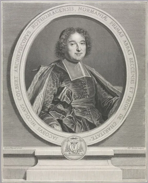 Framed Print : Jacques-Nicolas Colbert. Creator: Pierre Drevet (French, 1663-1738) Framed Print : Jacques-Nicolas Colbert. Creator: Pierre Drevet (French, 1663-1738)