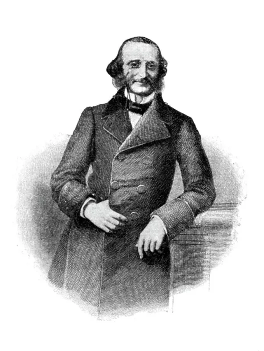 Framed Print : Jacques Offenbach (1819-1880), French composer, 1900. Artist: Beger Framed Print : Jacques Offenbach (1819-1880), French composer, 1900. Artist: Beger