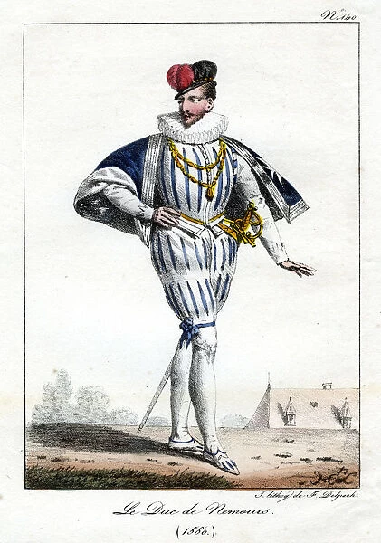 Jacques de Savoie, 2nd Duke of Nemours, 1580, (c1795-1825). Artist: Delpech