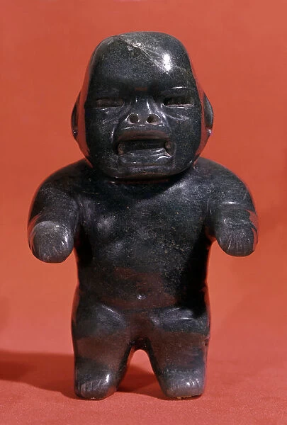 Jade figurine, probably a child although the Olmecs used to represent adults with