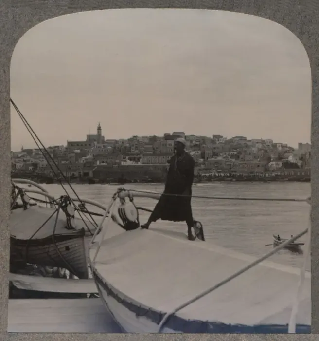 Framed Print : Jaffa (the ancient Joppa) from the Sea, c1900 Framed Print : Jaffa (the ancient Joppa) from the Sea, c1900