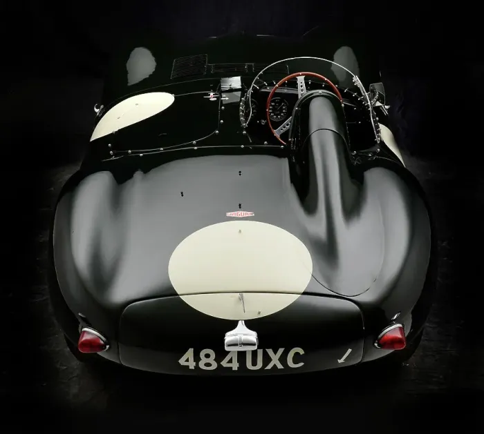 Framed Print : Jaguar D type 1956. Artist: Simon Clay Framed Print : Jaguar D type 1956. Artist: Simon Clay