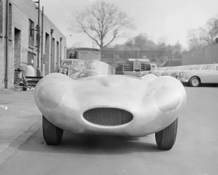 Framed Print : Jaguar D Type prototype, 1954 Framed Print : Jaguar D Type prototype, 1954