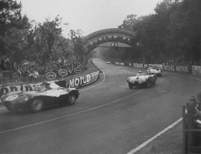 Framed Print : Jaguar D type, Rolt / Hamilton 1955 Le Mans. Creator: Unknown Framed Print : Jaguar D type, Rolt / Hamilton 1955 Le Mans. Creator: Unknown
