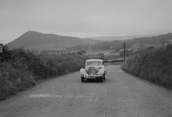 Framed Print : Jaguar SS saloon of N Howfield competing in the South Wales Auto Club Welsh Rally Framed Print : Jaguar SS saloon of N Howfield competing in the South Wales Auto Club Welsh Rally