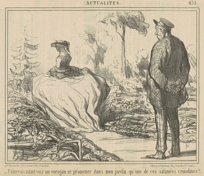 Framed Print : J'aimerais autant voir un ouragan... 19th century. Creator: Honore Daumier Framed Print : J'aimerais autant voir un ouragan... 19th century. Creator: Honore Daumier