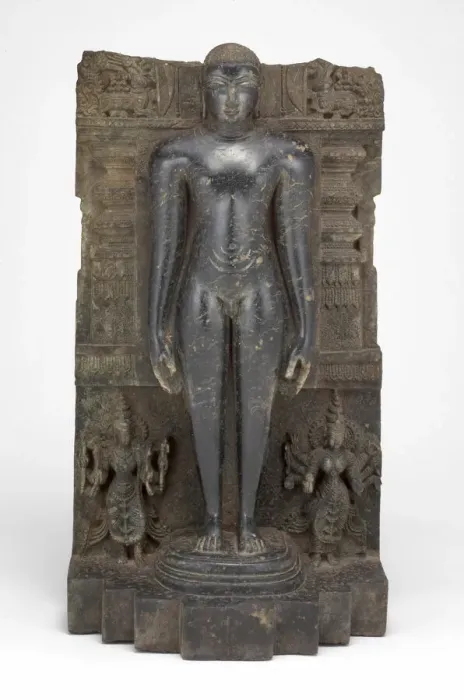 Framed Print : Jaina Tirthankara Chandraprabha Standing in Meditation (Kayotsarga), 12th century Framed Print : Jaina Tirthankara Chandraprabha Standing in Meditation (Kayotsarga), 12th century