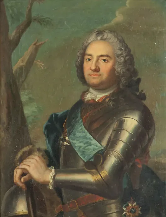 Framed Print : Jakob Albrecht von Lantingshausen, 1699-1777, mid-late 18th century. Creator: Carl Fredrich Brander Framed Print : Jakob Albrecht von Lantingshausen, 1699-1777, mid-late 18th century. Creator: Carl Fredrich Brander