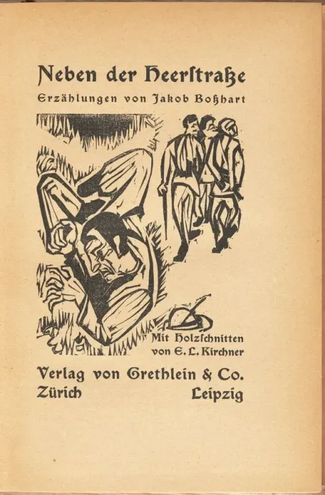 Framed Print : Jakob Bosshart: Neben der Heerstrasse (Jakob Bosshart: Near Main Street), 1923 Framed Print : Jakob Bosshart: Neben der Heerstrasse (Jakob Bosshart: Near Main Street), 1923