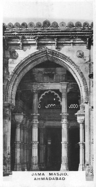 Jama Masjid, Ahmadabad, Gujarat, India, c1925