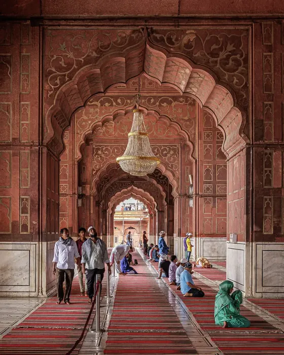 Framed Print : Jama Masjid, Delhi, India, 2023. Creator: Peter Thompson Framed Print : Jama Masjid, Delhi, India, 2023. Creator: Peter Thompson