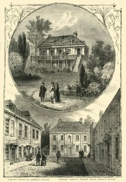 Framed Print : Jamaica House, 1826, (c1878). Creator: Unknown Framed Print : Jamaica House, 1826, (c1878). Creator: Unknown