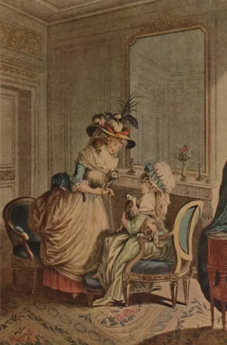 Framed Print : Jamais D Accord, (Never in agreement), 1785-1810, (1913). Artist: Augustin Le Grand Framed Print : Jamais D Accord, (Never in agreement), 1785-1810, (1913). Artist: Augustin Le Grand