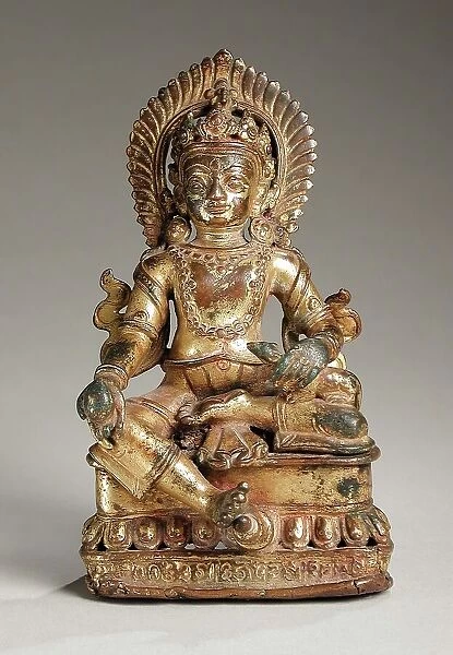 Jambhala, The Buddhist God of Riches, 1643. Creator: Unknown
