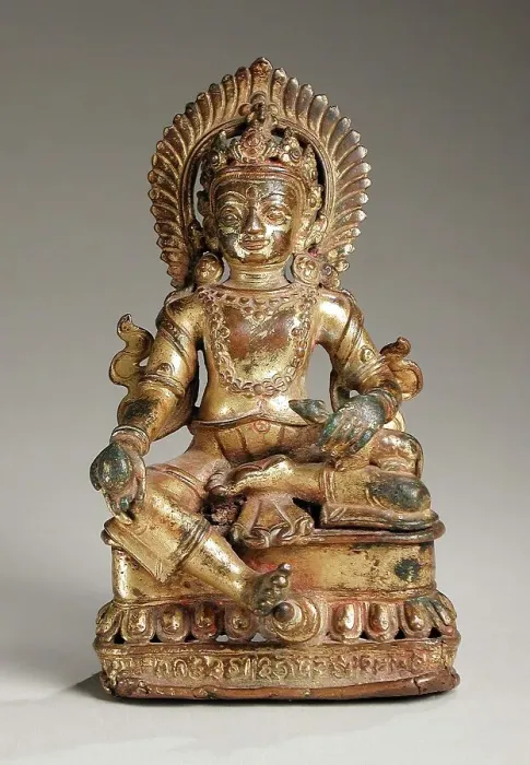 Framed Print : Jambhala, The Buddhist God of Riches, 1643. Creator: Unknown Framed Print : Jambhala, The Buddhist God of Riches, 1643. Creator: Unknown