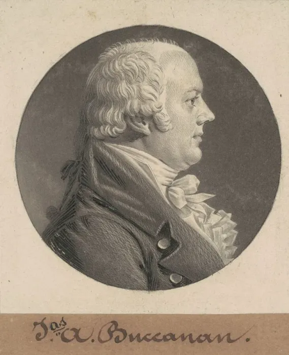 Framed Print : James A. Buchanan, 1804. Creator: Charles Balthazar Julien Fevret de Saint-Mé Framed Print : James A. Buchanan, 1804. Creator: Charles Balthazar Julien Fevret de Saint-Mé
