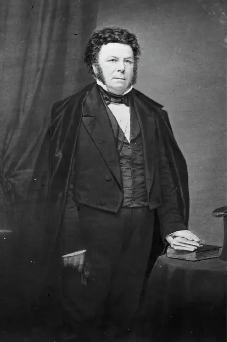 Framed Print : James Alfred Pearce, between 1855 and 1865. Creator: Unknown Framed Print : James Alfred Pearce, between 1855 and 1865. Creator: Unknown