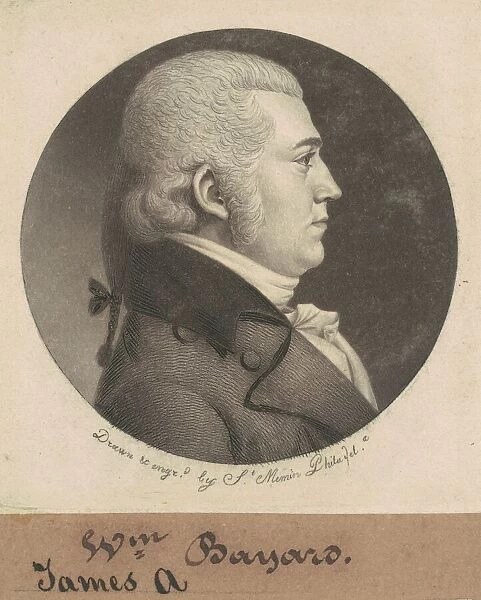 James Asheton Bayard, 1801. Creator: Charles Balthazar Julien Fevret de Saint-Mé