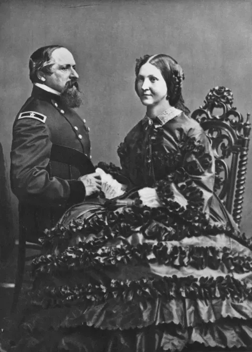 Framed Print : James B. and Fannie Ricketts, c1860, (1939). Artist: Mathew Brady Framed Print : James B. and Fannie Ricketts, c1860, (1939). Artist: Mathew Brady