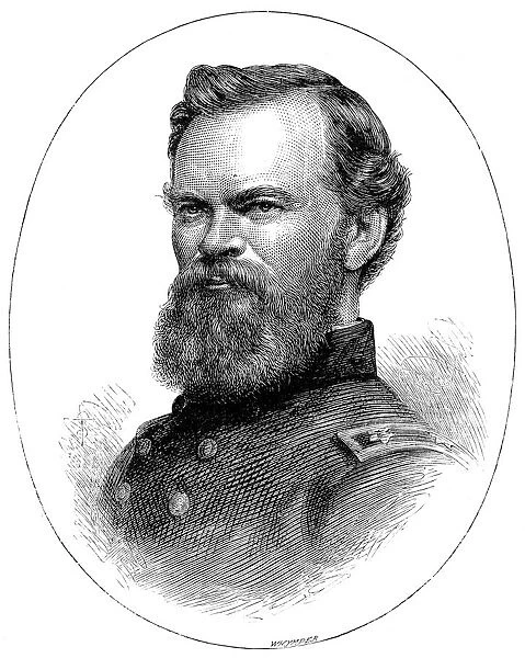 James B McPherson, Union general of the American Civil War, (c1880)