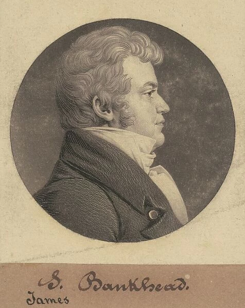 James Bankhead, 1808. Creator: Charles Balthazar Julien Fevret de Saint-Memin