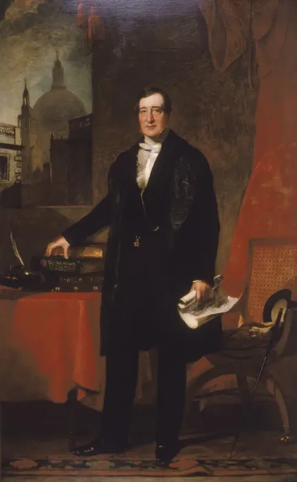 Framed Print : James Bentley, Treasurer of St. Bartholomews Hospital, 1848 Framed Print : James Bentley, Treasurer of St. Bartholomews Hospital, 1848