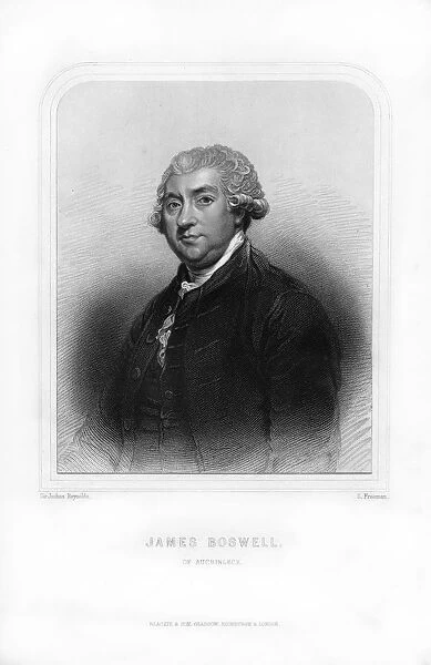 James Boswell, 9th Laird of Auchinleck, Scottish lawyer, diarist, and author, (1870). Artist:s Freeman