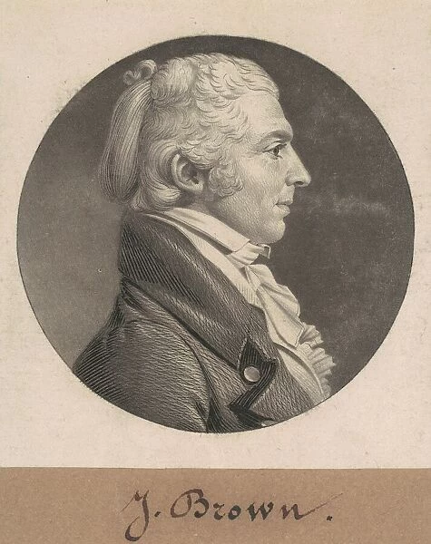 James Brown, Sr. 1808. Creator: Charles Balthazar Julien Fevret de Saint-Memin