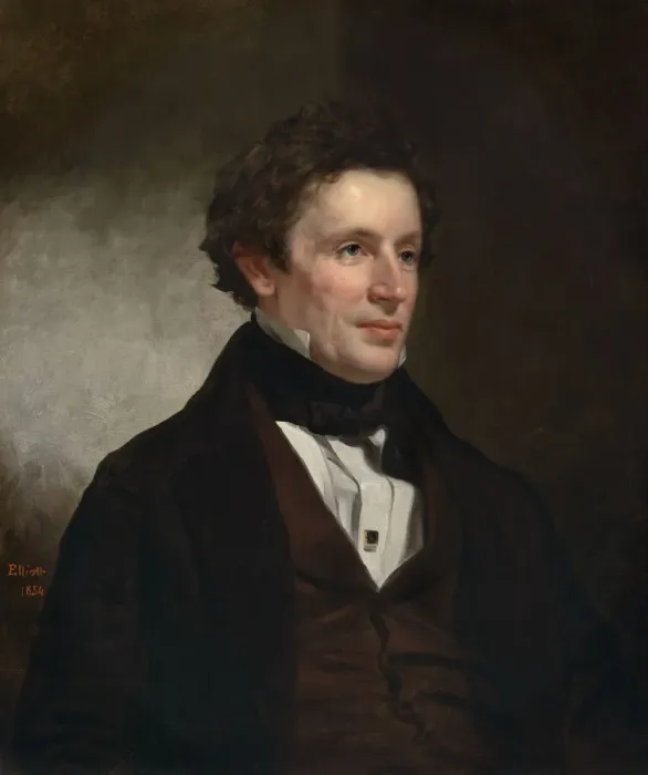 Framed Print : James C. McGuire, 1854. Creator: Charles Loring Elliott Framed Print : James C. McGuire, 1854. Creator: Charles Loring Elliott