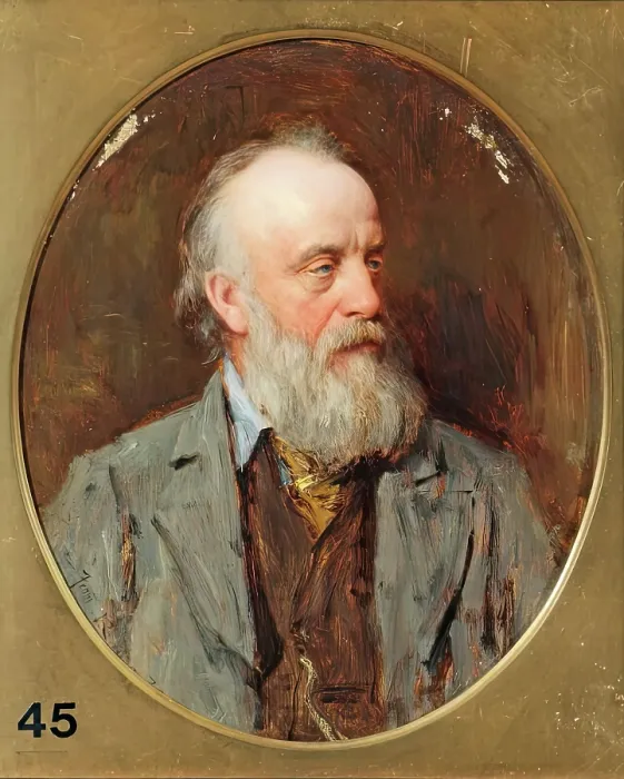 Framed Print : James Clarke Hook, RA, 1881. Creator: George Reid Framed Print : James Clarke Hook, RA, 1881. Creator: George Reid